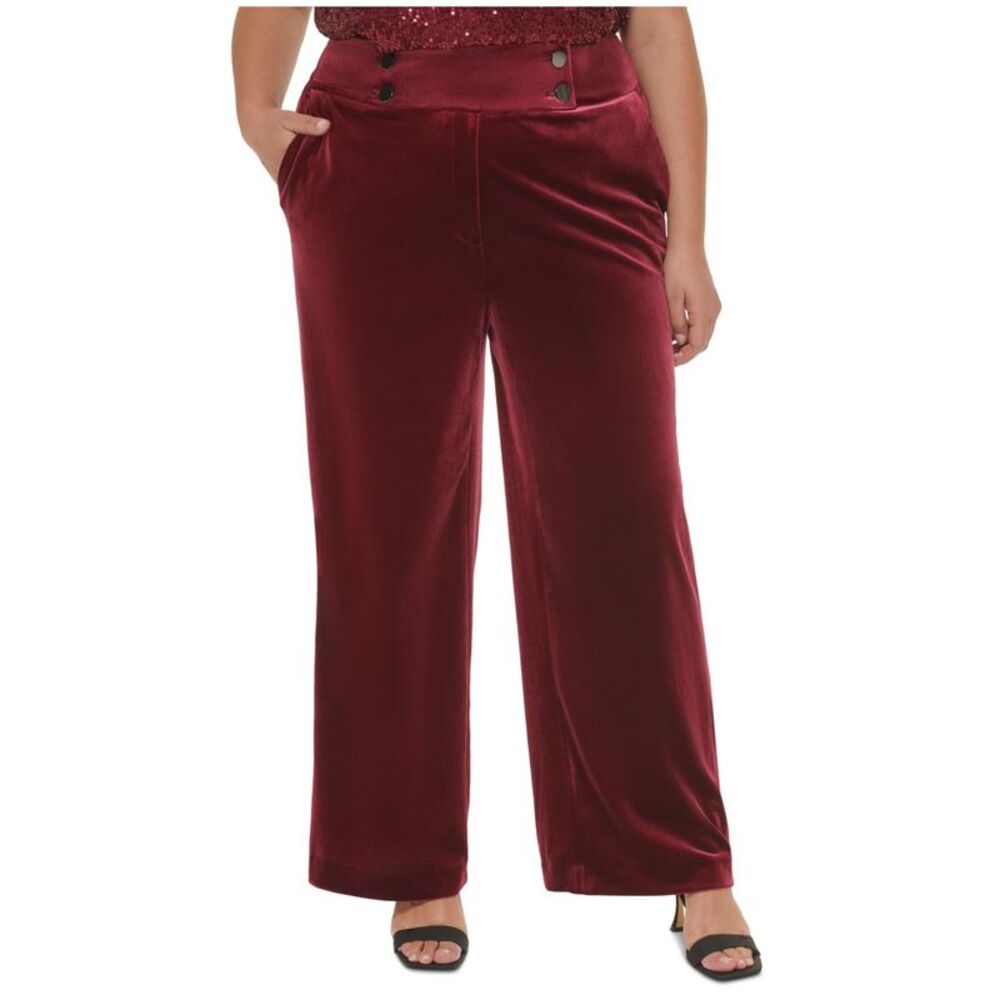 Calvin Klein Womens Plus Size Whitney Dress Pants, NWT